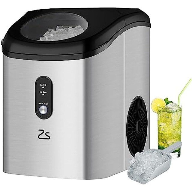 One-Key Operation, 33Lbs/24Hrs, Compact Ice Maker with Ice Scoop/Basket for  Home/Kitchen/Office/Bar - AliExpress